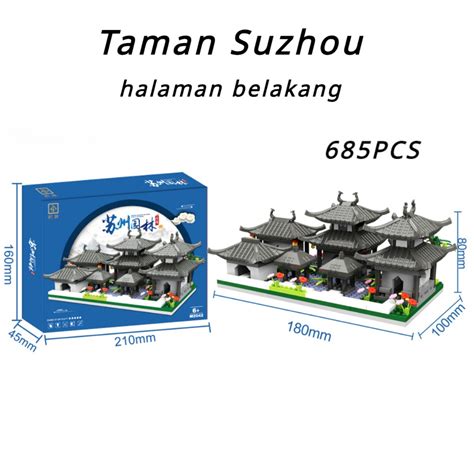 Jual Bricks Mini Menara Eiffel Taj Mahal Miniatur Blok Bangunan Brick