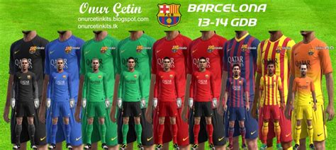 Uniforme Do Barcelona Para Temporada 2013 2014 Para PES 2013 Onur