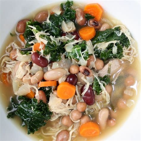 Soupe Aux L Gumineuses Poulet Et Kale