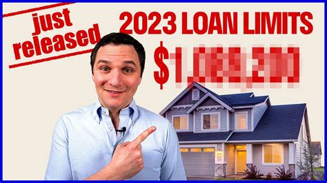 1m New 2023 Conforming Loan Limits Announced Youtube