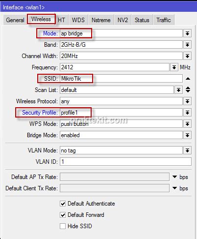 Cara Setting Access Point Di Router Mikrotik Praktek It