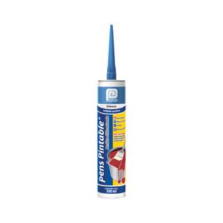 PENS Pintable Sellador Acrílico Siliconizado Blanco 300 ml Mega