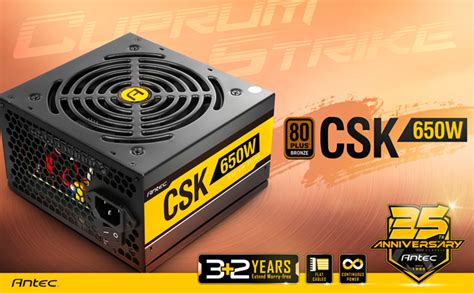 Nguồn Antec CUPRUM STRIKE CSK 750W 80 Plus Bronze