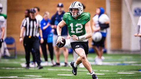 Byu Football Closes Spring Camp Without Starting Qb Decision