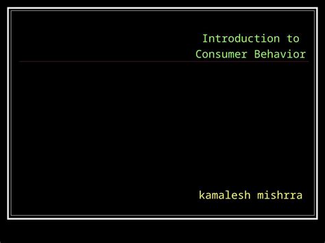 Ppt Consumer Behaviour Intro Dokumen Tips