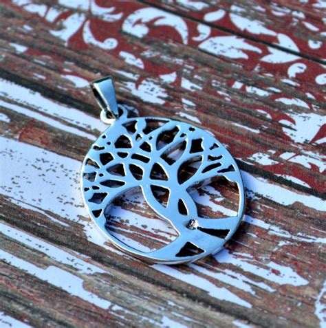 Sterling Silver Winding Tree Of Life Pendant Carolinabeadshop