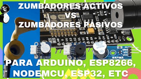 Active Or Passive Buzzer For Arduino Esp8266 Nodemcu Esp32 Etc