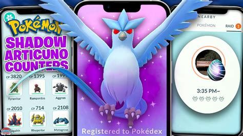 Shadow ARTICUNO Raid Guide 100 IVs Weaknesses More Pokémon GO