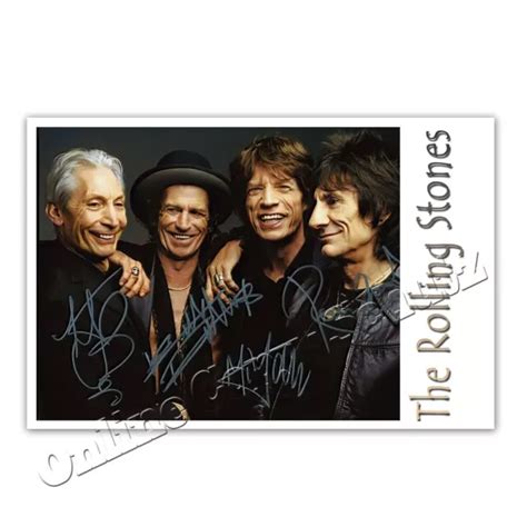 Rolling Stones Mick Jagger Ron Wood Keith Richards Charlie Watts