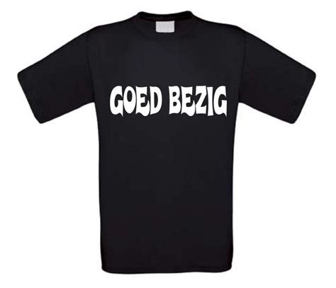 Goed Bezig T Shirt Korte Mouw Goedkope Feestwinkel