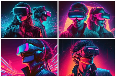 Step into the Future: 24 6K VR Headset Illustrations for Designers | HipFonts