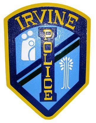 Irvine Police Department Patch Plaque