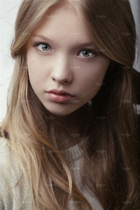beautiful teen girl portrait | High-Quality Beauty & Fashion Stock ...