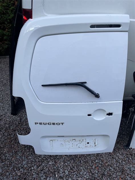 Peugeot Partner Citroen Berlingo Both Rear Door White Ewpa Ebay