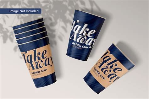 Maqueta De Vaso De Papel Para Llevar Archivo Psd Premium