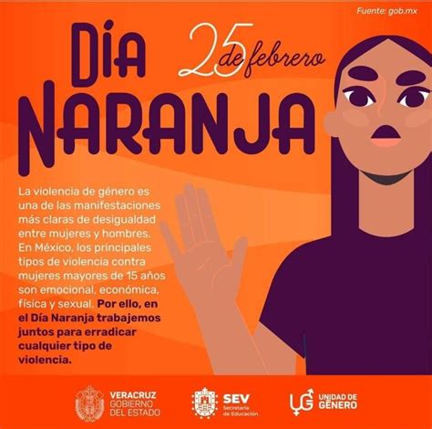 Unidad de Género Día Naranja 25 de Febrero