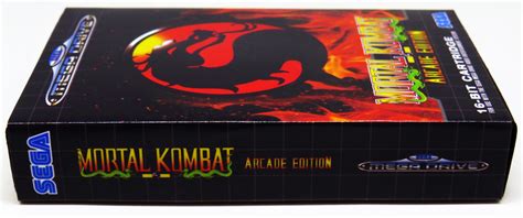 Mortal Kombat Arcade Edition SEGA Mega Drive Genesis - Etsy