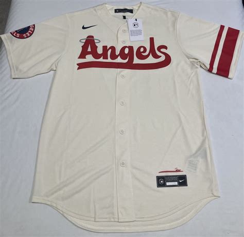 Mlb 大谷翔平 エンゼルス ユニフォーム 2022 シティーコネクト City Connect Replica ジャージ ナイキ Nike クリーム ウェア Edcmoegoth