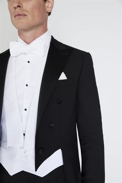 Covent Garden Tailored Fit Black Evening Tail Suit Buy Online At Moss