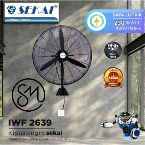 Jual Kipas Angin Sekai IWF 2639 26 Inc Wall Fan Dinding Industri