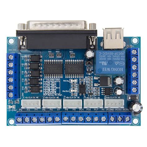 Tarjeta Controladora Cnc Mach Puerto Paralelo Para Ejes Electronilab