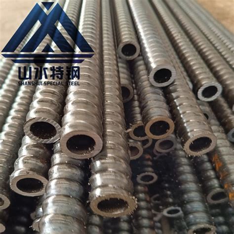 Self Drilling Anchor System Full Threaded T T Hollow Anchor Bar