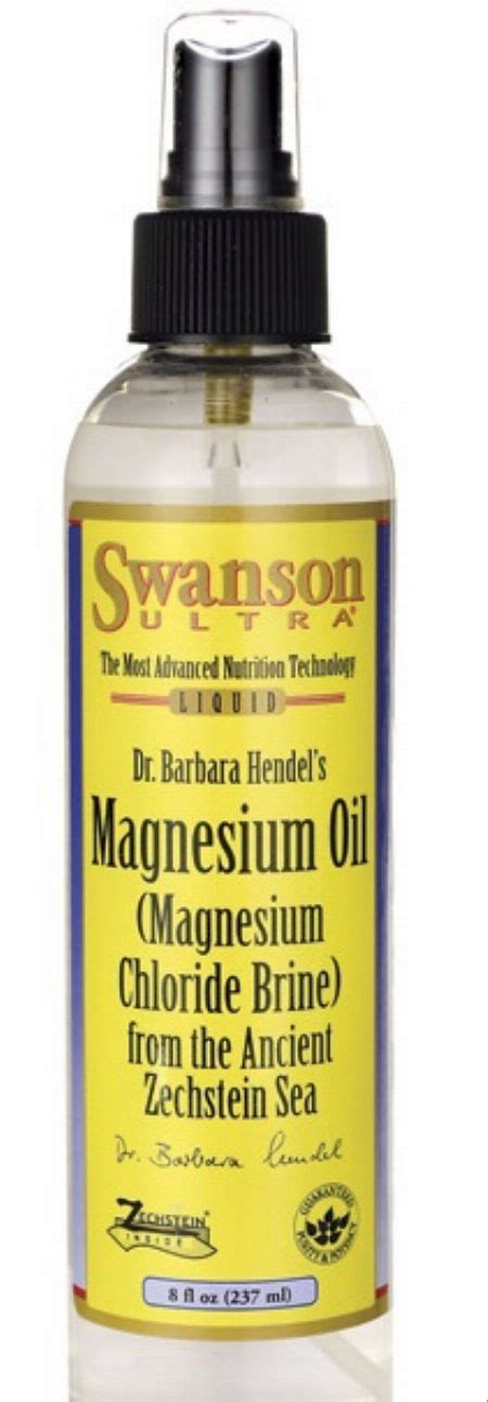 Magnesium Oil From Ancient Zechstein Sea Fl Oz Ml Magnesium Oil