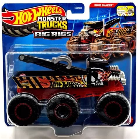 Mattel Hot Wheels Monster Trucks Big Rigs Lkw Hwn Bone Shaker Eur Picclick De