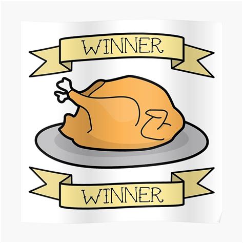 "Winner, Winner, Chicken Dinner!" Poster by eMsk | Redbubble