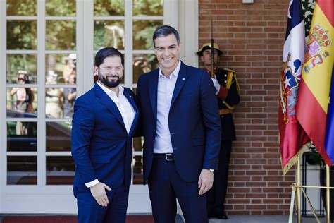 Boric se reúne con Sánchez y destaca su liderazgo en relaciones con