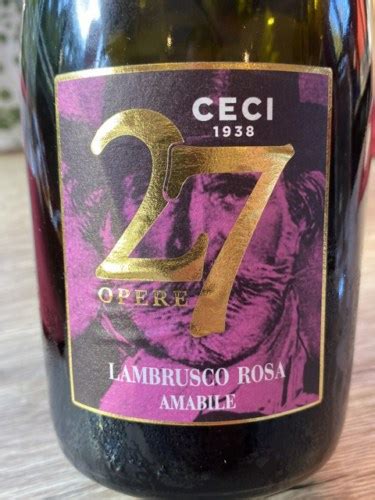 Ceci Opere Lambrusco Rosa Amabile Vivino