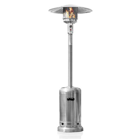 Belleze 48000 Btu Lp Propane Gas Outdoor Patio Heater Stainless Steel