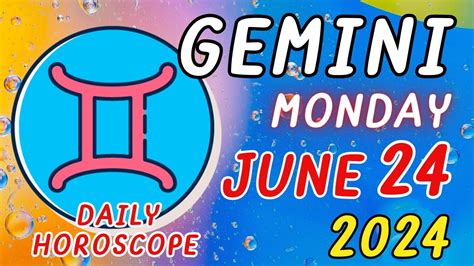 Gemini ♊ 🎊 𝐂𝐞𝐥𝐞𝐛𝐫𝐚𝐭𝐢𝐨𝐧 𝐓𝐢𝐦𝐞 🤩💥🌟 Horoscope For Today June 24 2024