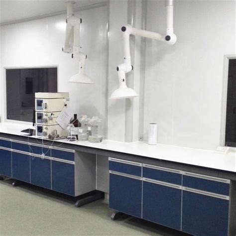 Lab Furniture Steel Structure Science Laboratory Bench Floor Mounted