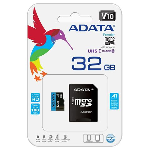 Adata 32gb Micro Sd Card Class 10