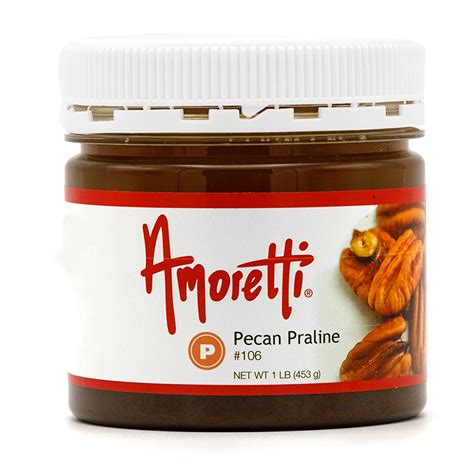 Pecan Praline Refrigerate Roasted Ultra Smooth Pecan Butter No S — Amoretti