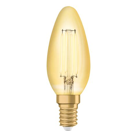 OSRAM LED Kerze E14 4W Vintage Filament 824gold Lampenwelt Ch