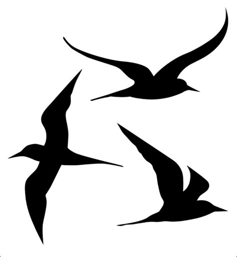 Seagull Stencil - Cliparts.co