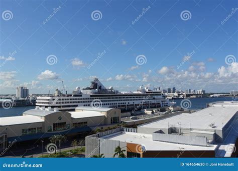 The Holland America Cruise Line Veendam Cruise Ship Dock at the Port ...