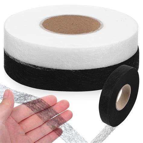 TANOM Heat Bond Iron Adhesive Hem Tape Double Sided Sticky Mend Hemming ...