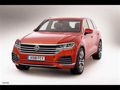 New Volkswagen Touareg Suv Teased Ahead Of March Reveal Youtube