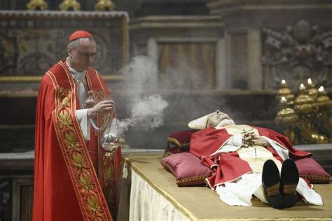 Thousands Gather To Pay Final Respects To Body Of Benedict Xvi