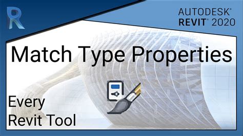 How To Use The Match Type Properties Tool In Revit Revit 2020 Youtube