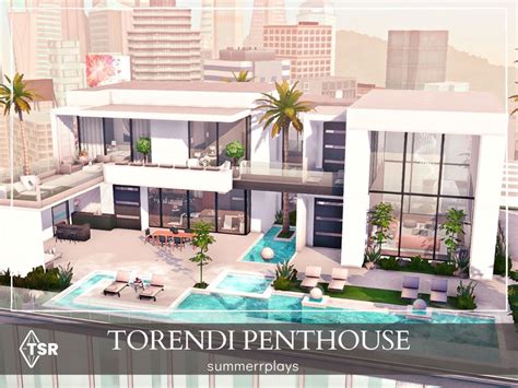 Summerr Plays Torendi Penthouse Gallery Sims Freeplay Houses Sims