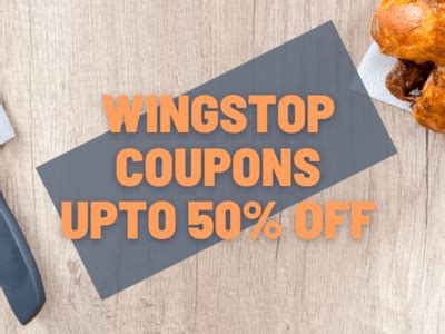 Wingstop Coupons- 50% Off on Chicken Wings