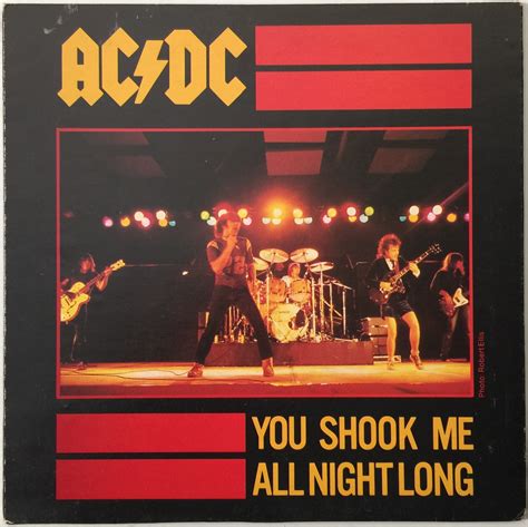Lot 779 - AC/DC - YOU SHOOK ME ALL NIGHT LONG 7" (RARE