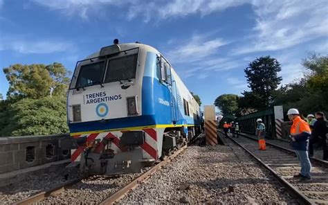 Tren San Martín Concluyen los trabajos de alineación y nivelado de