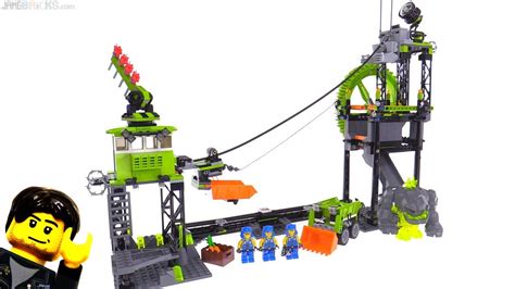 Lego Power Miners Underground Mining Station From 2009 Set 8709 Youtube