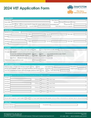 Fillable Online Online Forms Vet To Pet SP4 Fax Email Print PdfFiller