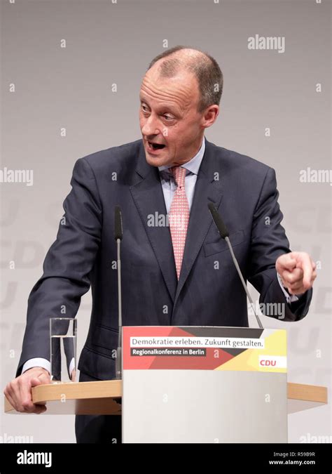 Berlin Germany Th Nov Friedrich Merz Cdu Former Head Of